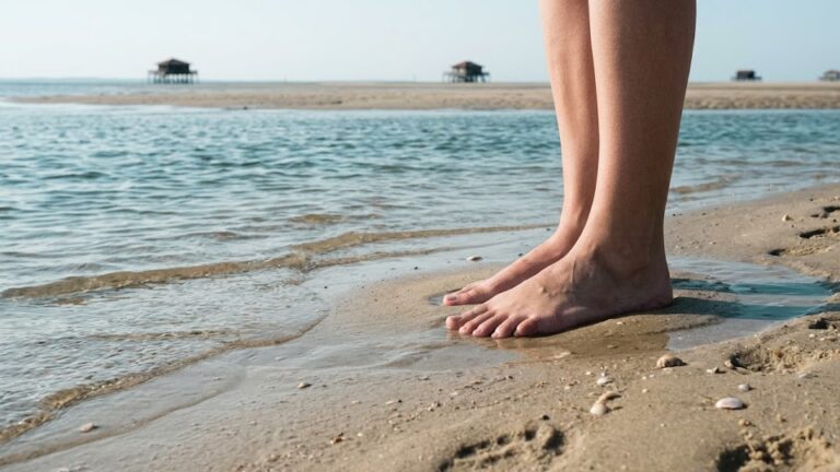 Marcher pieds nus sur le Bassin d'Arcachon : pratique d'ancrage corporel