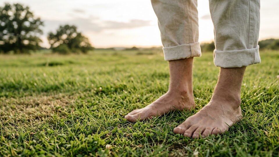 Rituels d'ancrage : pieds nus sur la terre pour se recentrer